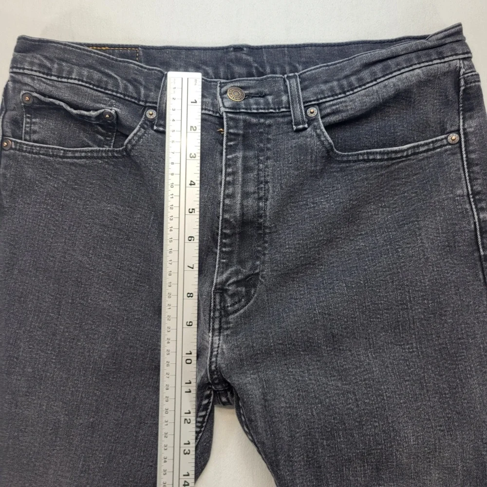 Levi's‎ 506 Straight Leg Jeans Mens 36x30 Black Faded Denim
